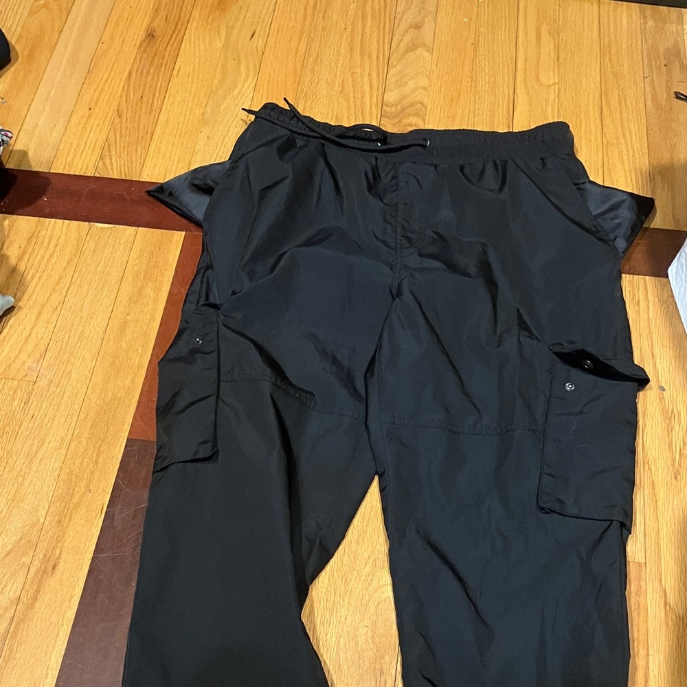 Standard Issue Black Cargo Pants emwt